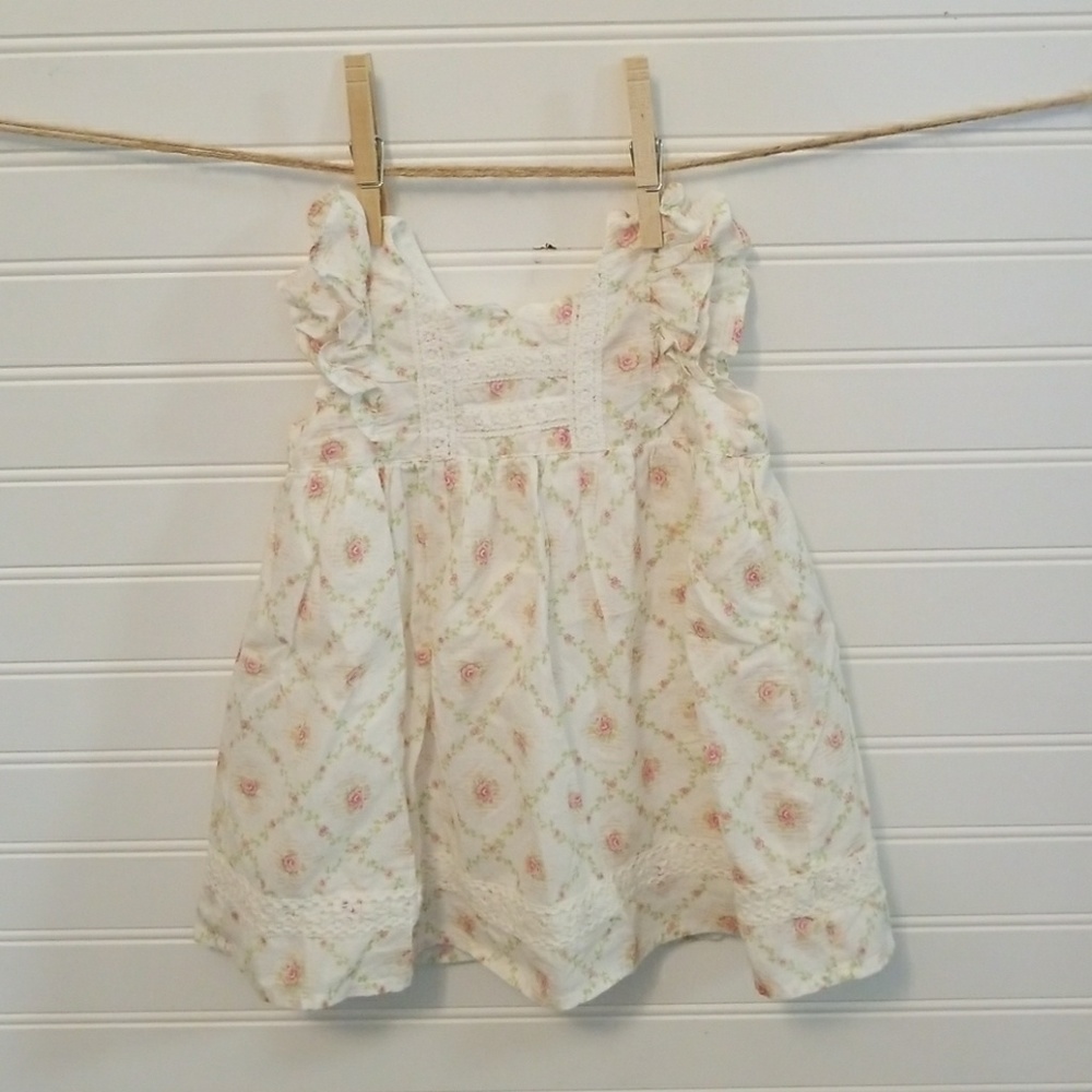 🌼Baby Girl's Floral Spring Dress- 6M
